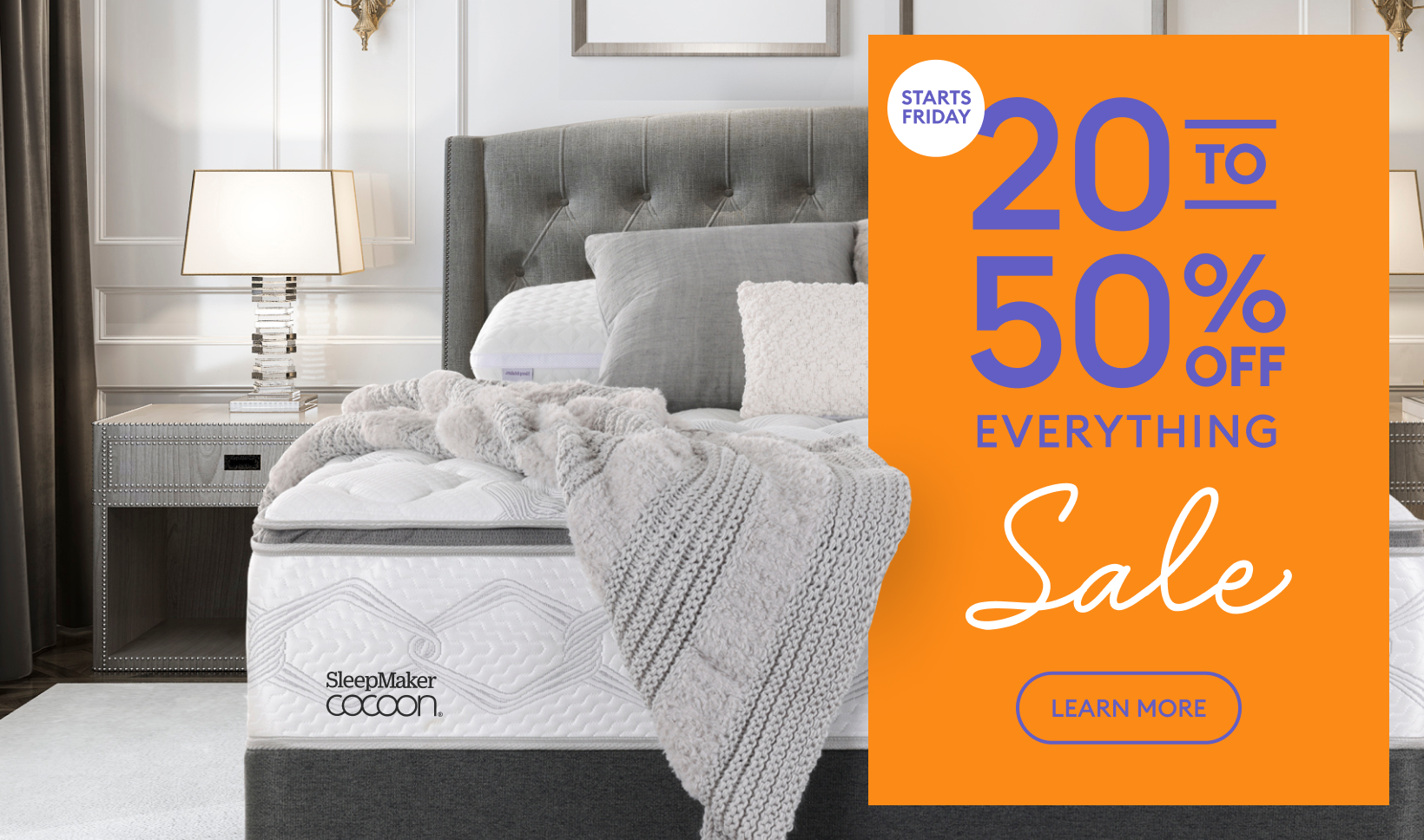 20-50% off Everything Campaign - Starts Friday | Bedshed