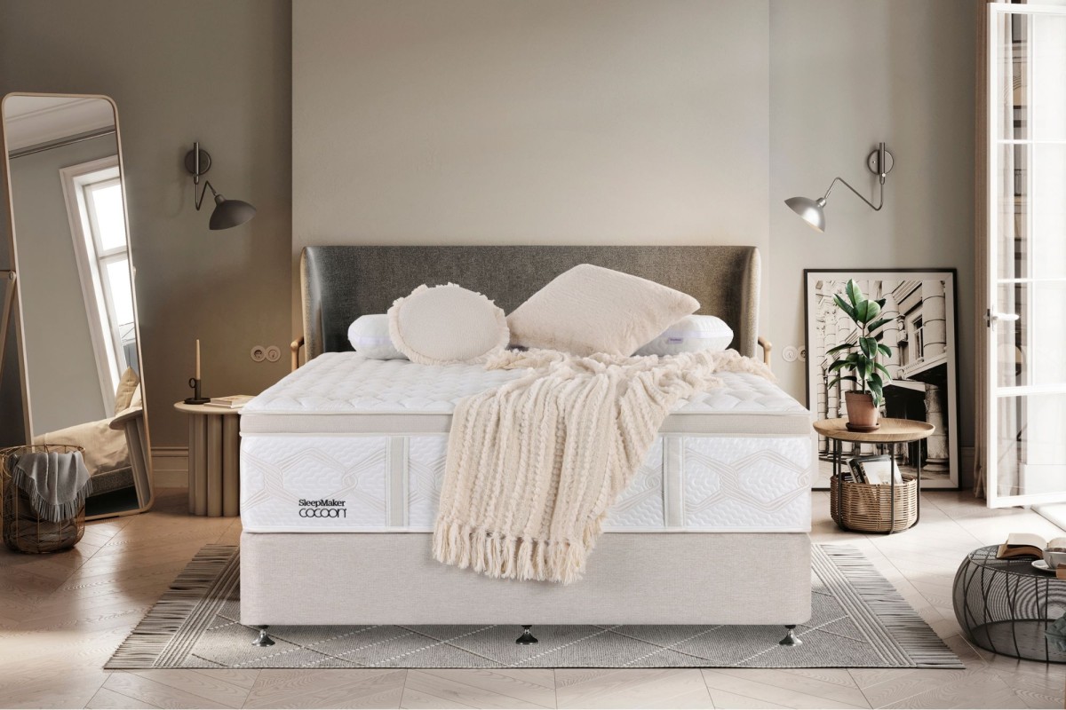 SleepMaker Cocoon Gold Cadiz Firm Queen Mattress Bedshed